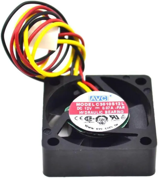 Alt view image 6 of 6 - original AVC New original C3010S12L 12V 0.07A  30x30x10mm 3010 3cm ultra quiet hard drive fan