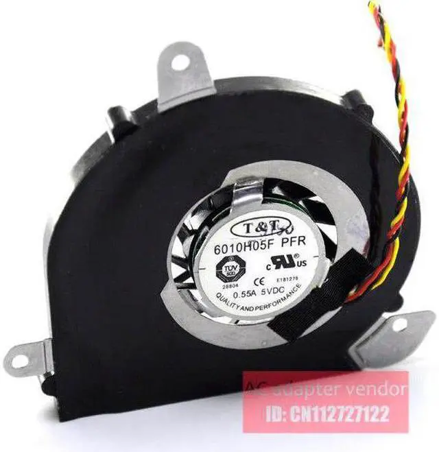 Alt view image 2 of 5 - FOR MSI X410 X400 X320 X320H X340 WIND U90 U100 U110 U120 U130 MS-N011 laptop CPU fan (TT 6010M05F \/ PFR DC5V 0.55A)