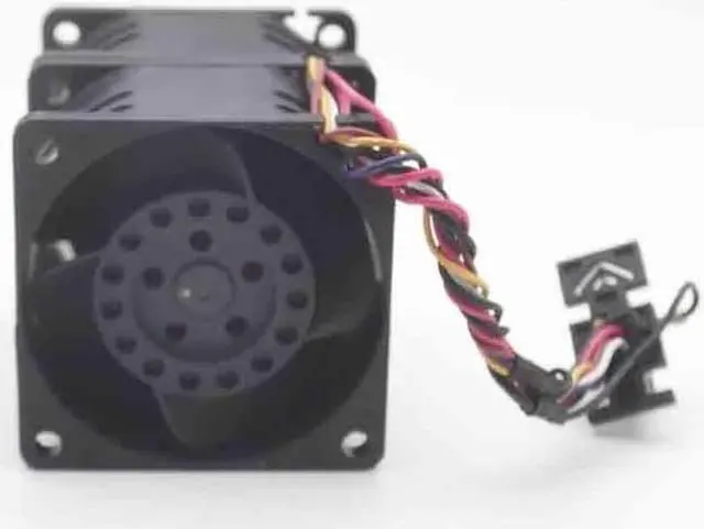 Alt view image 4 of 6 - Delta  New Circular fan modified car electric turbocharger fan 5A 12V 6 * 6.5cm * 7.6cm diameter GFC0612DW