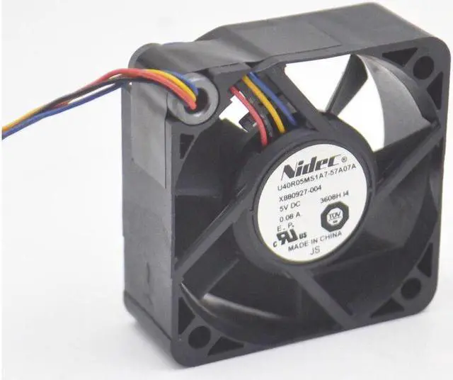 Alt view image 4 of 5 - 3pcs cooling fan  4015 4cm fan U40R05MS1A7-57A07A   X880927-004 5V 0.08A 4 wires