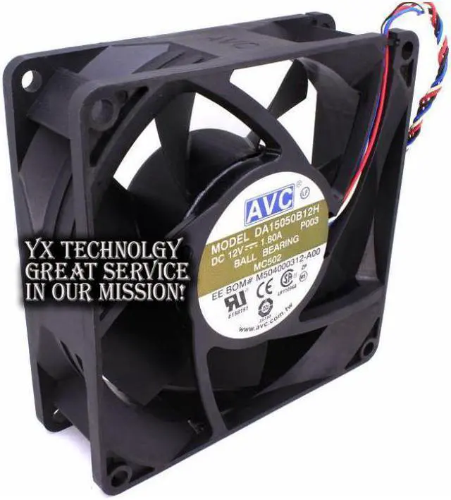 Alt view image 2 of 4 - AVC New DA15050B12H DC12V 1.80A 150 * 150 * 50MM wind capacity fan