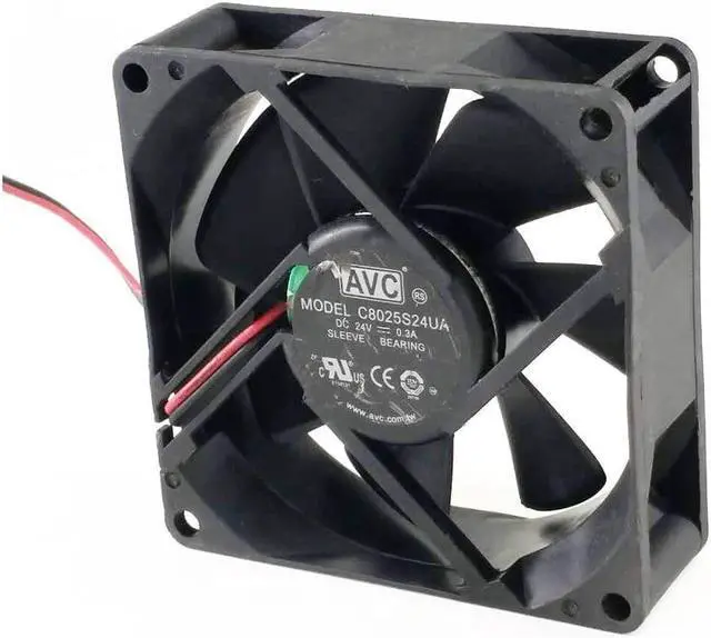 Alt view image 3 of 5 - server inverter blower cooling cooler C8025S24UA  24V 0.3A inverter fan 8cm 8025 80x80x25mm 80mm 10pcs\/lot