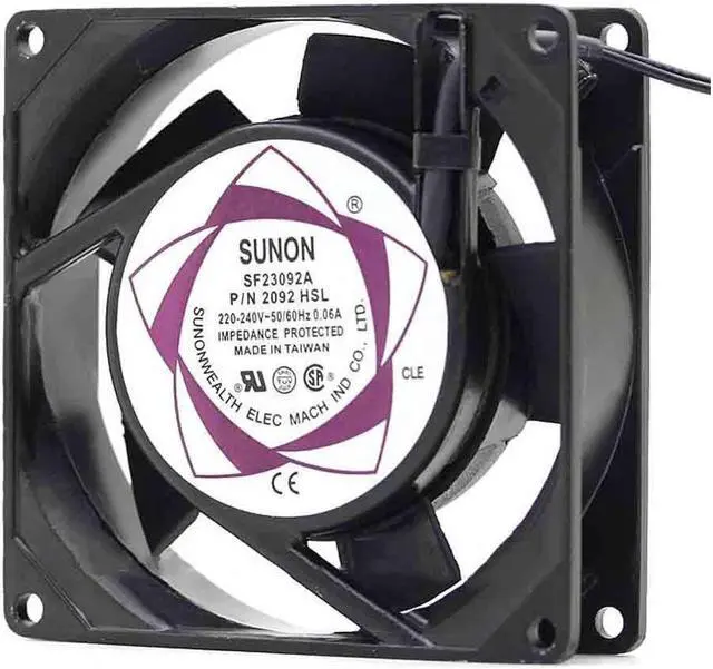 Main image of SF23092A 2092HSL  9225 220V cooling  AC fan chassis 92mm  13W  36CFM  37Db