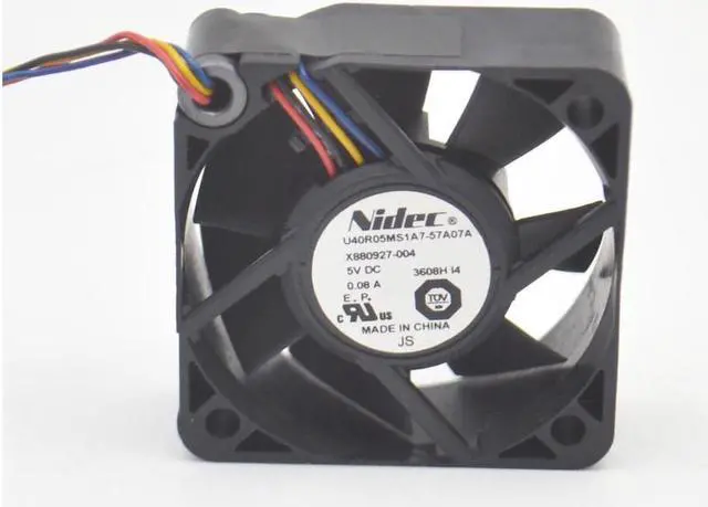 Main image of 3pcs cooling fan  4015 4cm fan U40R05MS1A7-57A07A   X880927-004 5V 0.08A 4 wires
