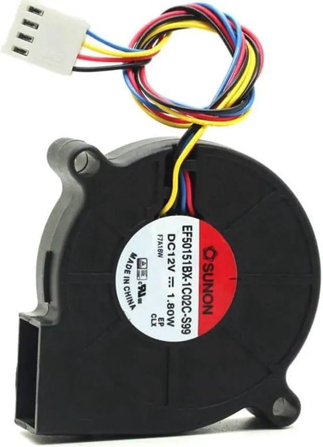 Alt view image 5 of 5 - 1pcs EF50151BX-1C02C-S99 5015  5cm 550*50*15mm fan 12V 1.8W Turbine Cooling Fan