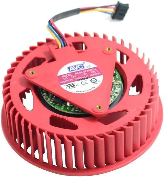 Main image of AVC video card fanBASA0725R2U 12V, 1.20A ATI HD5870 HD5970 HD5850 Turbo graphics card fan  FD9238H12S 50pcs\/lot