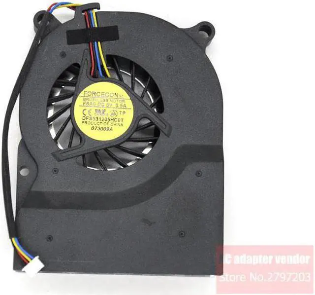 Alt view image 3 of 3 - FOR HP Touchsmart IQ500 IQ504 5189-3759 Fan GB0555PHV2-A CPU Fan