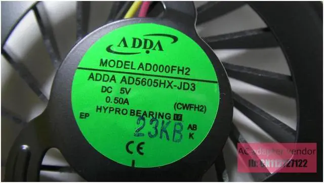 Alt view image 4 of 4 - new FOR Fujitsu AH 530 AH530 laptop fan ad5605hx-jd3