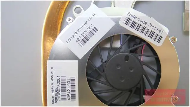 Alt view image 5 of 6 - New Replace  FOR HP CQ40 CQ41 CQ45 DV4 fan heatsink heat pipe brass use FOR AMD