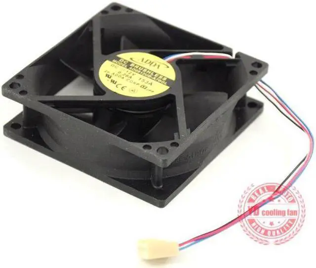 Alt view image 5 of 6 - ADDA 8025 4 lines 12V AD0812UB-A7BGL cooling fan