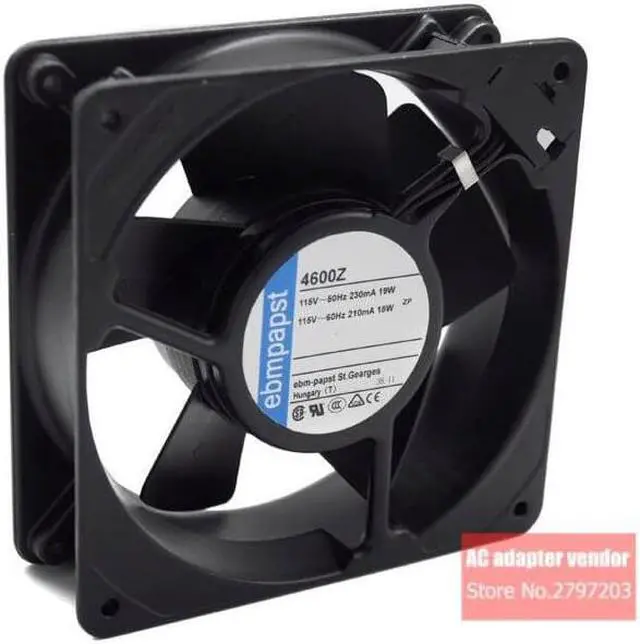 Alt view image 2 of 6 - EBM-Papst Tubeaxial fan 120 * 120 * 38MM 115VAC 4600Z