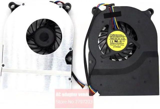 Alt view image 2 of 3 - FOR HP Touchsmart IQ500 IQ504 5189-3759 Fan GB0555PHV2-A CPU Fan