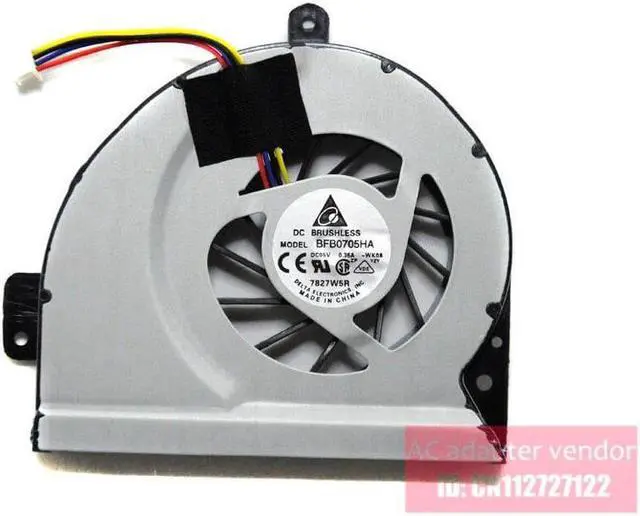 Alt view image 2 of 6 - FOR ASUS X84 X84L A83SV A43 A53S K53 K53S X84H X53S X43 X43S fan