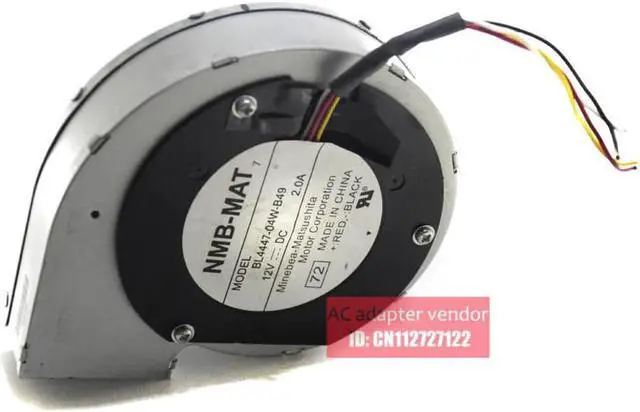 Alt view image 2 of 5 - Japanese NMB 11028 12V 2A 11CM turbine centrifugal fan BL4447-04W-B49