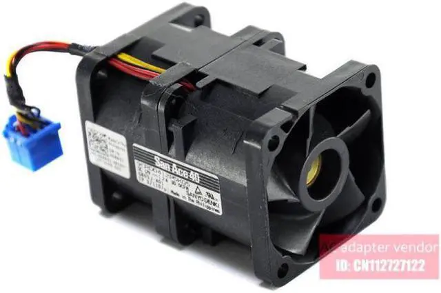 Alt view image 3 of 6 - FOR DELL  PowerEdge R410 server chassis fan CPU cooling fan G865J