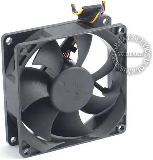 Alt view image 2 of 3 - 2pcs\/Lot 8025 PVA080G12H-P01 12V 0.6A 4Wire For 775 CPU Cooler Fan Server Inverter Radiator DC Brushless