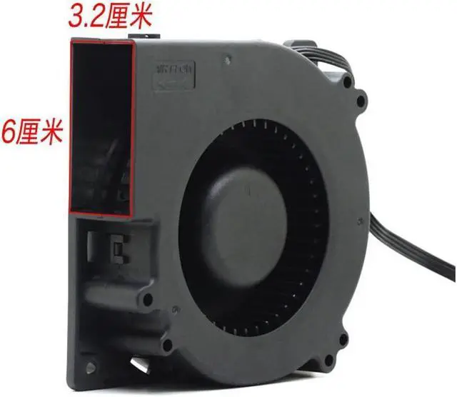 Alt view image 5 of 5 - 1pcs PFC0321B3-C03U-S9D 12V 3.39W  blower Turbine Cooling Fan 12032 120mm 120*120*32mm