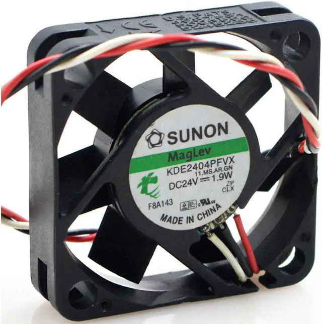 Alt view image 2 of 4 - KDE2404PFVX Double Ball Bearing Cooling Axial Fan DC 24V 1.9W 4010 40*40*10mm