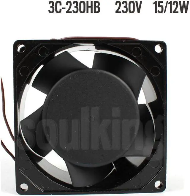 Alt view image 3 of 3 - Taiwan Fan AC230V 8cm High Quality Axial Flow Fan Heat Dissipating Fan 3C-230HB