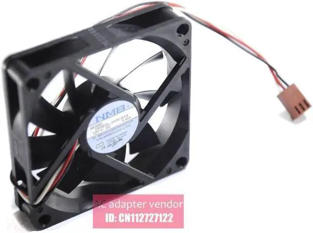 Alt view image 2 of 6 - NMB 12V0.30A 7CM 7015 CPU dual ball bearing cooling fan 2806GL-04W-B59