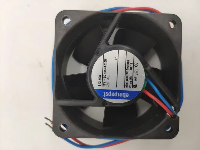 Main image of 612NGN genuine ebmpapst 6025 12V ball 6 cm CPU high-end cooling fan