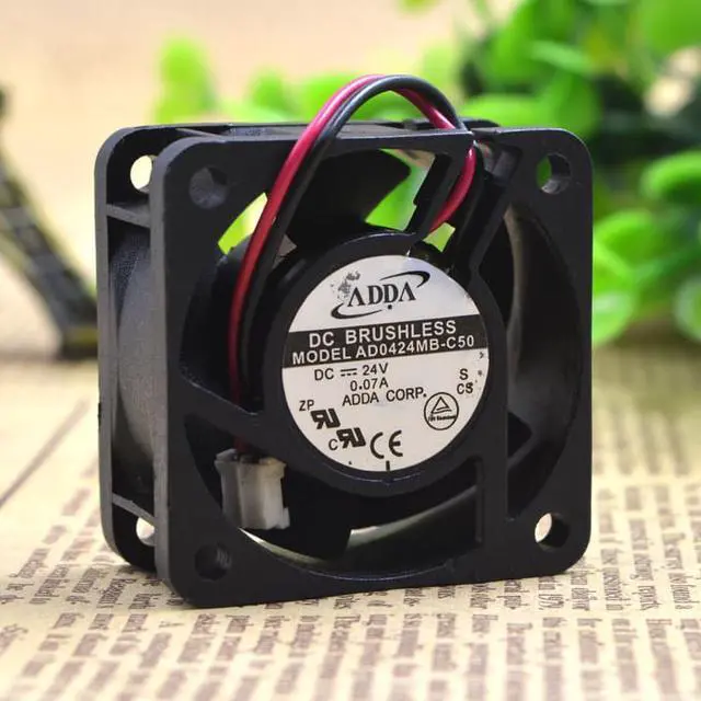 Alt view image 5 of 5 - New original ADDA AD0424MB-C50 24V 0.07A 4020 dual ball inverter fan