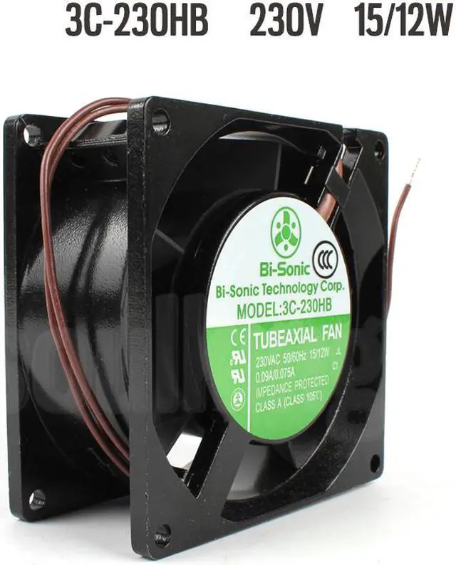 Alt view image 2 of 3 - Taiwan Fan AC230V 8cm High Quality Axial Flow Fan Heat Dissipating Fan 3C-230HB