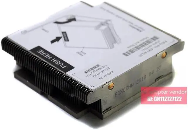 Alt view image 3 of 6 - FOR IBM X3550M2\/M3 X3650M2\/M3 CPU cooler heatsink 49Y5341 49Y4820 heat sink radiator
