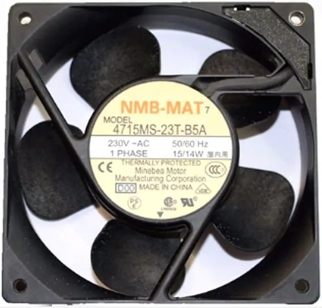 Main image of Genuine new NMB1238 230V 12CM axial fan 4715MS-23T-B5A overheat protection fan