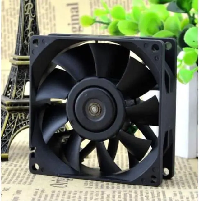Alt view image 2 of 2 - Temperature-controlled and high-volume fan speed measurement of original Delta FFB0824SH 24V 0.28A 8cm 8025