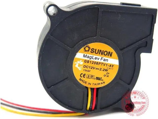 Alt view image 6 of 6 - SUNON GB1206PTV1-AY 12V 2.2W Blower cooling fan