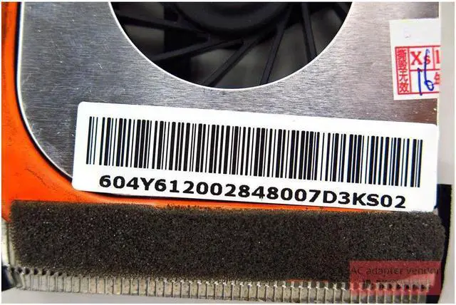 Alt view image 5 of 6 - New FOR LENOVO Y330 Y330G Y330A fan heatsink