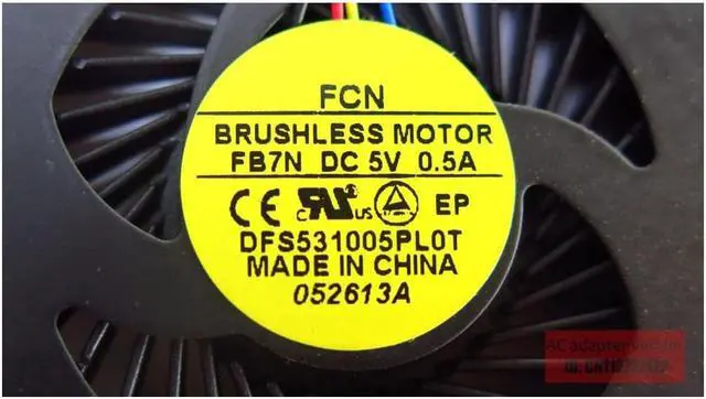 Alt view image 4 of 4 - FOR HP ProBook 4340S 4341S laptop CPU Cooling Fan