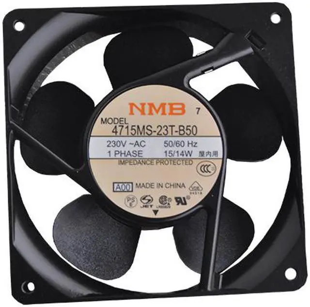 Alt view image 3 of 4 - 4715MS-23T-B50 4715MS-23T-B5A brand new original NMB 230VUPS Axial fan