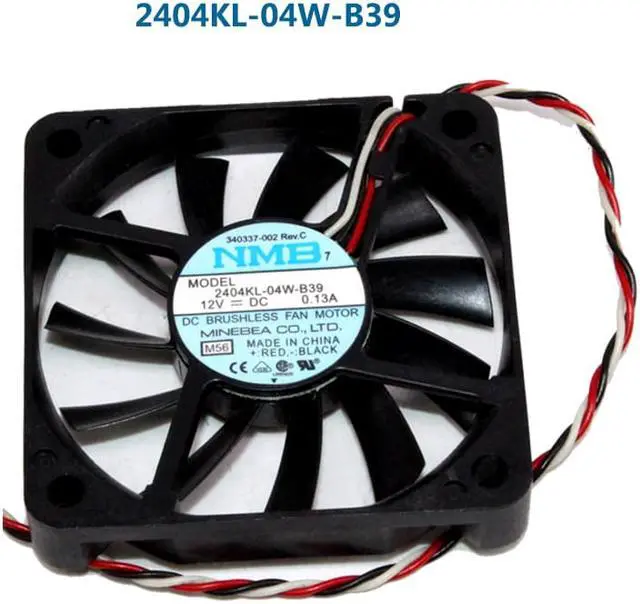 Alt view image 2 of 2 - New NMB 2404KL-04W-B39 12V 0.13A cooling fan