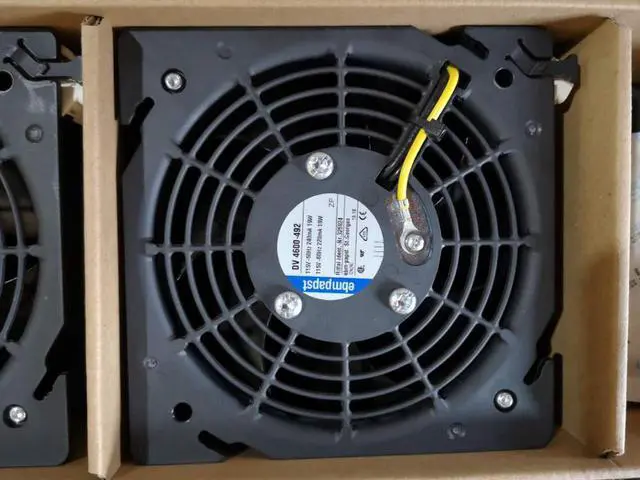 Alt view image 2 of 6 - Original ebmpapst DV4600-492 axial Fan AC 115V 18/19W Cabinet cooling fan NEW