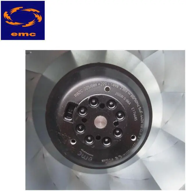 Alt view image 3 of 3 - Spain brand new original RB2C-225/088 K220 I-1989 imported ABB R7 dedicated inverter fan 225mm 230V 135W Axial fan