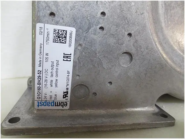 Alt view image 4 of 4 - Original authentic best coolerair cooling fan G1G160-BH29-52 24V 105W cooling blower