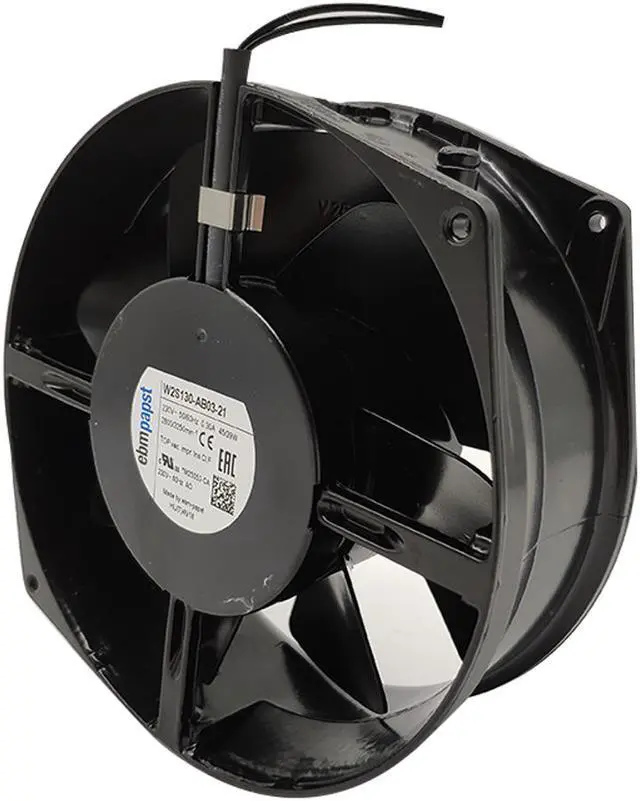 Alt view image 2 of 3 - W2S130-AB03-21 New Original ebmpapst cooling fan 170*150*55mm AC115V 3250rpm 50/60Hz All-metal Axial Fan