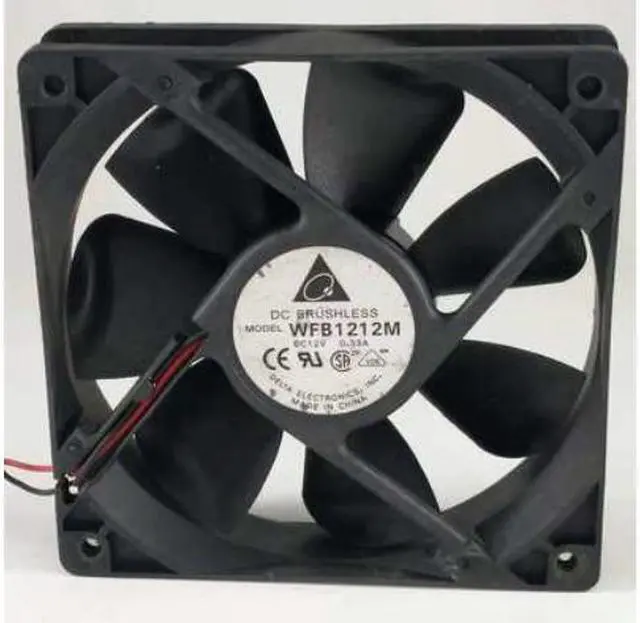 Main image of New Delta 12CM 12025 WFB1212M 12V 0.33A Gale Silent Cooling Fan