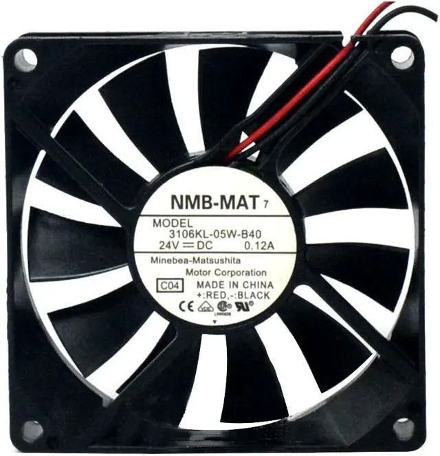 Main image of New NMB 3106KL-05W-B40 24V 0.12A cooling fan