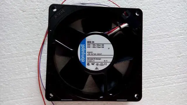 Alt view image 3 of 3 - 4656ZH Germany ebm 119x119x38mm 160m3/h 230 V AC 19W 2650rpm