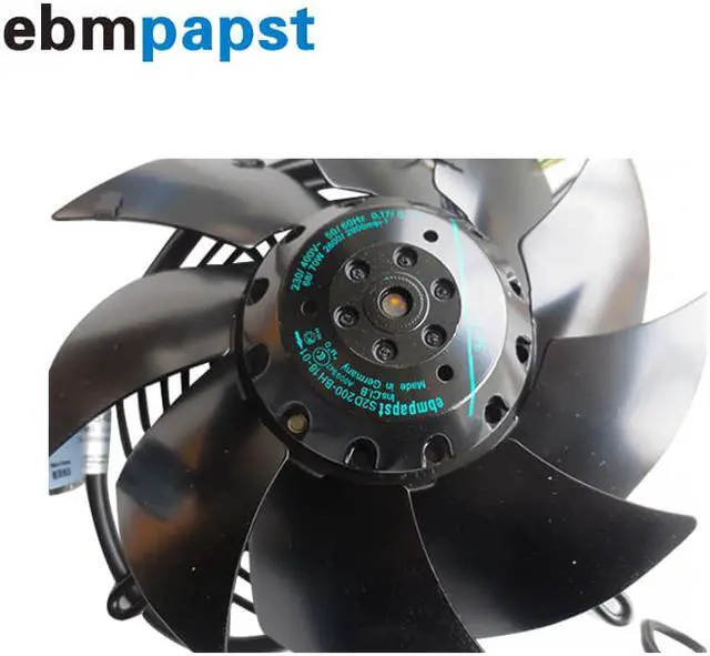 Alt view image 2 of 3 - Germany brand new original axial outflow rotor fan 200mm 0.17A 68w 400V S2D200-BH18-01 axial fan
