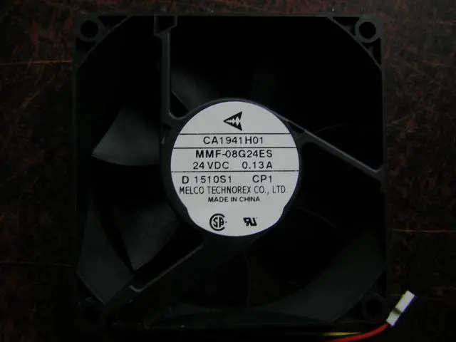 Alt view image 2 of 2 - CA1941H01 MMF-08G24ES-CP1 24V 0.13A 80*25 Original Mitsubishi inverter fan