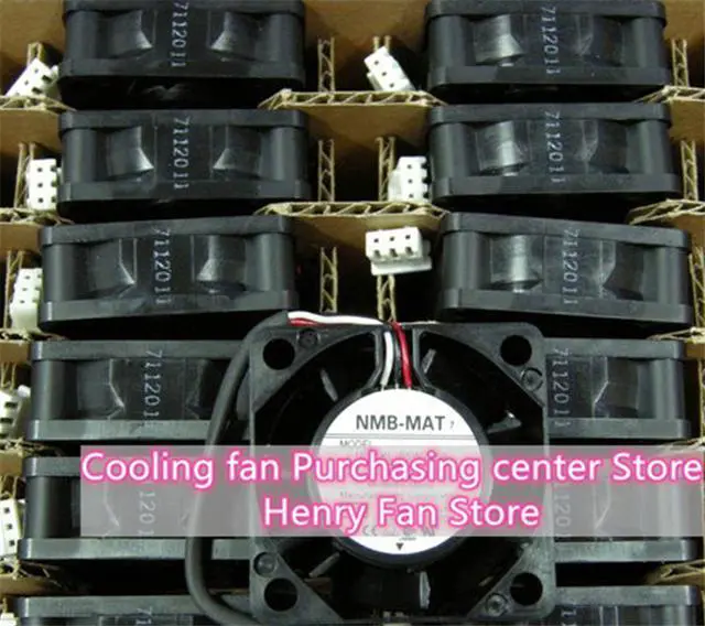 Alt view image 4 of 4 - NMB 1606KL-05W-B59 4015 24V 0.08A 4CM double ball 3-wire inverter fan