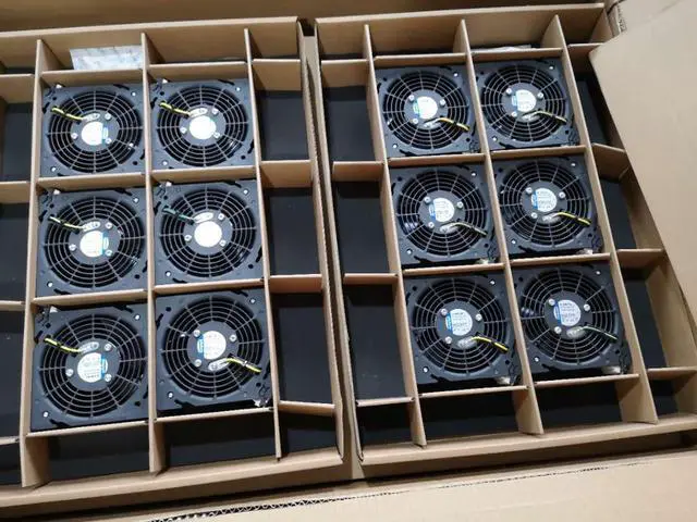 Alt view image 4 of 6 - Original ebmpapst DV4600-492 axial Fan AC 115V 18/19W Cabinet cooling fan NEW