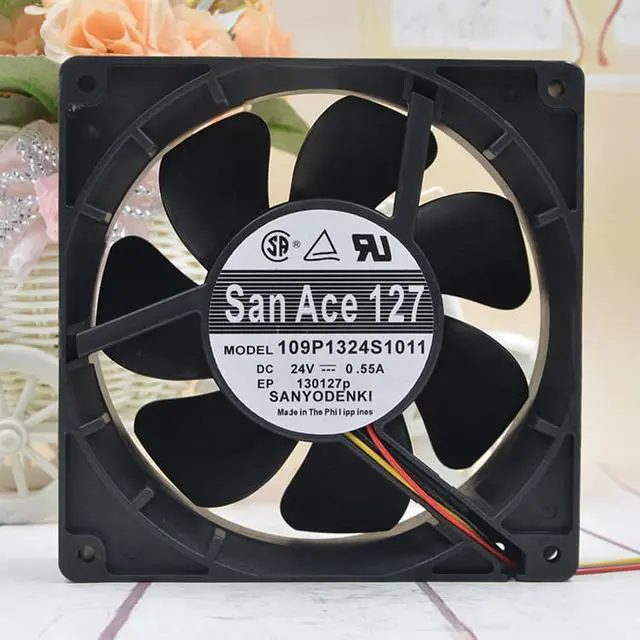 Alt view image 3 of 3 - original 109P1324S1011 24V0.55A 12738 waterproof inverter regulator fan