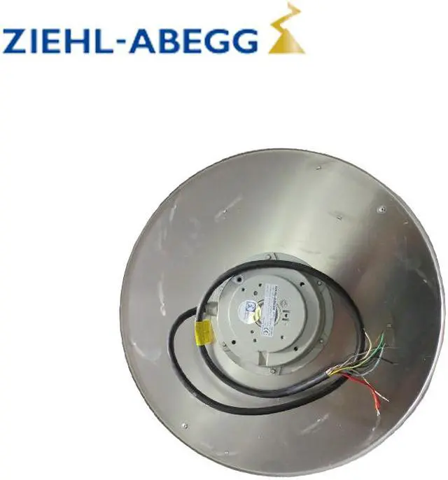 Alt view image 4 of 4 - RH45M-VDK.4F.1R Germany ZIEHL-ABEGG frequency converter centrifugal fan 450mm 350W 400V cooling fan