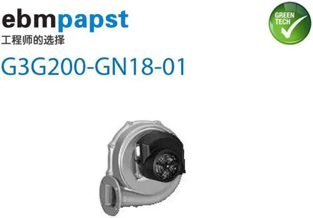Main image of New coolerair cooling gas blower G3G200-GN18-01 230V 75W cooling fan