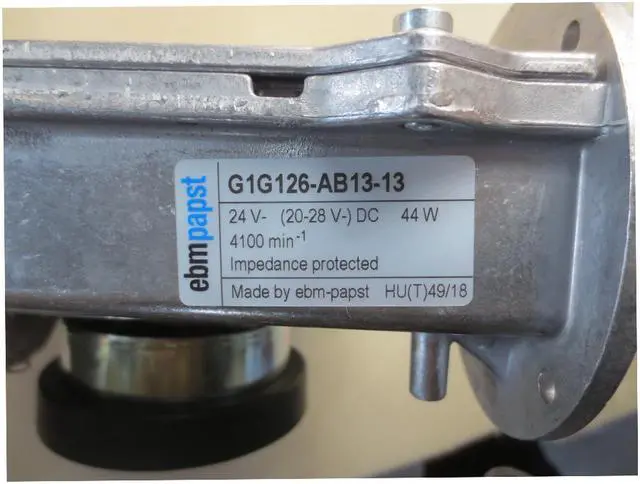 Alt view image 3 of 3 - Heidelberg FAN R2.179.1911, G1G126-AA88-64 G1G126-AA49-70 air pump